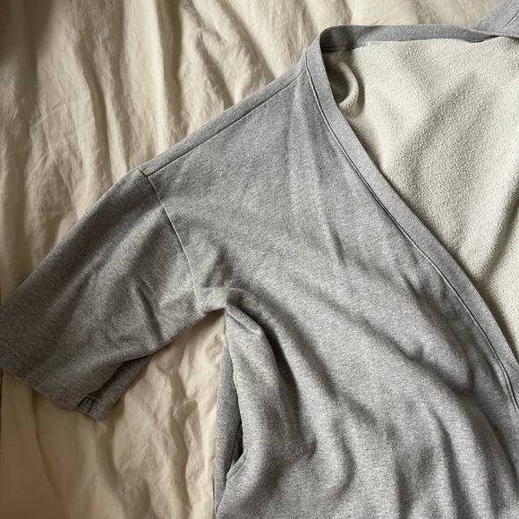 OAK + FORT Open Front Cardigan - Picture 8 of 11